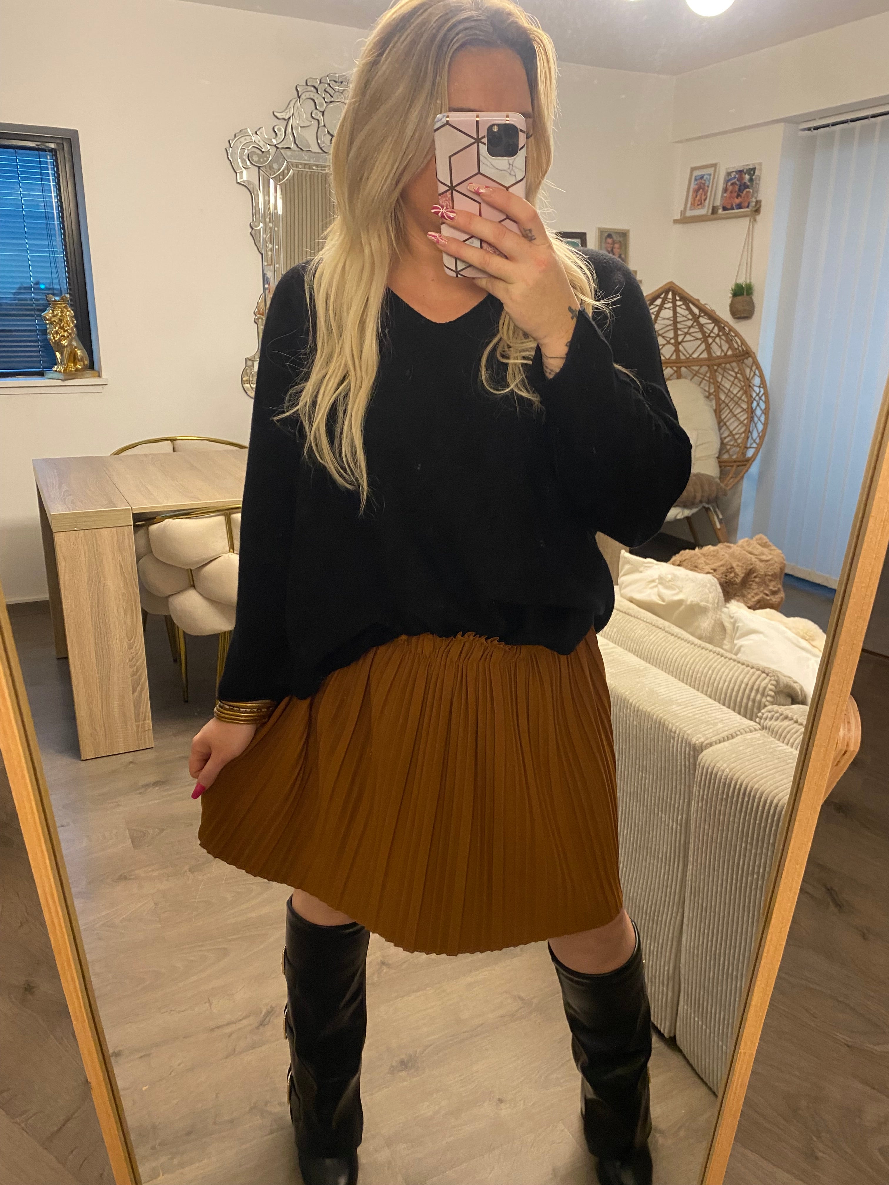 Jupe plissée Johanna